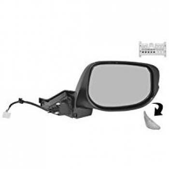 Espejo retrovisor VAN WEZEL 2511808, tipo: espejo retrovisor, características: diseño específico para vehículos, incluye soporte de montaje, acabado en negro, vidrio convexo para mayor visibilidad, compatible con modelos de diversas marcas