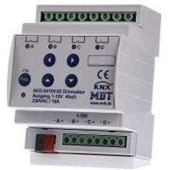 KNX AKD-0410V.02 - Regulador de intensidad de luz para automatización doméstica