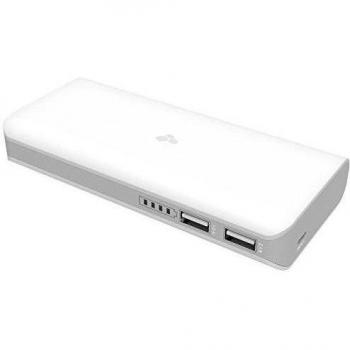 Kanex 820048 - Batería portátil de 11000 mAh, blanco