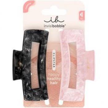 Invisibobble Clipstar Eclipse Glossy Hair Claw Clips - 2 Pack for Thick & Curly Hair