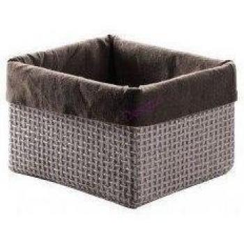 Gedy LA072900300 Cesta Pequeño, Moka, 15x21x12 cm