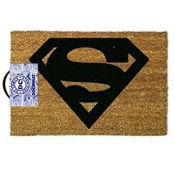 Pyramid International Felpudo con El Símbolo De Superman, Coco, Marrón, 40 x 60 cm