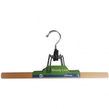 Perchas Mondex Falda Ecológico Natural Madera 3 Unidades