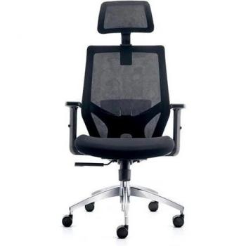 Urban Factory Ergo Sillón de Oficina Ajustable con Correa de Seguridad y Respaldo de Malla