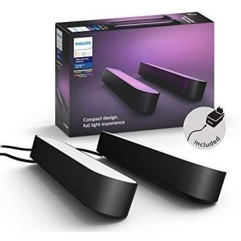 Philips Hue Play White and Colour Ambiance Smart Light Bar Double Pack Base Unit, Entertainment Lighting for TV and Gaming