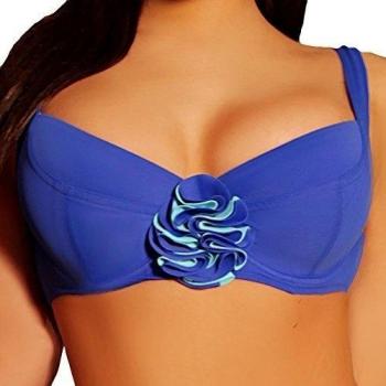 KOSTAR - Top de bikini - Básico - para mujer Azul azul oscuro