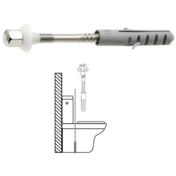WOLFPACK LINEA PROFESIONAL 13070110 Kit Sanitario Fija WC 6x80 mm. Inoxidable