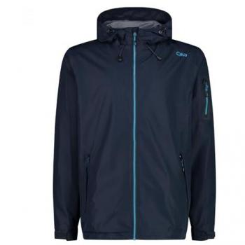 CMP Men's Black and Blue Hooded Jacket 32x5857