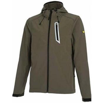 Chaqueta de Trabajo Softshell con Capucha Diadora Sail - Verde Militar 3XL