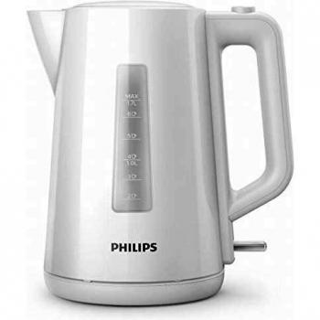 Philips Series 3000 Electric Kettle HD9318/00 - 2200 W, 1.7 L, Plastic, 360° Rotational Base, White