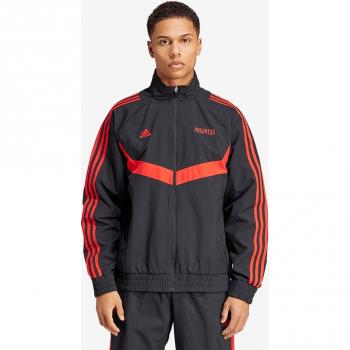 Chaqueta de fútbol adidas Predator 30th hombre negro, chaqueta de chándal, diseño en color negro, material ligero y transpirable, logo adidas en el pecho, corte regular fit, ideal para entrenamiento y uso diario