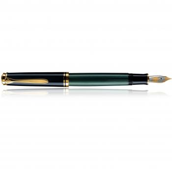 Pelikan Souverän M400 - Pluma estilográfica, color negro y verde