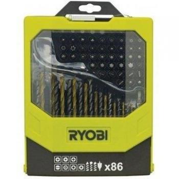 Ryobi RAK86MIX - Set 86 piezas para taladrar y atornillar
