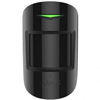 Detector de Movimiento Inalámbrico Ajax MotionProtect Plus Negro Doble Tecnología PIR/Microondas