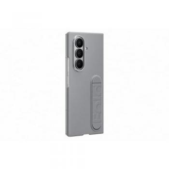 Funda de Silicona Gris con Protector de Pantalla y Soporte para Samsung Galaxy Z Fold7