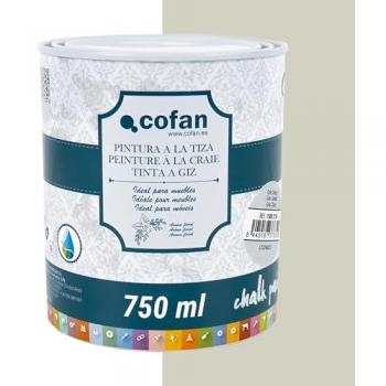 Pintura a la tiza Chalk Paint 750 ml - Gris Ceniza para Restauración y Decoración de Muebles