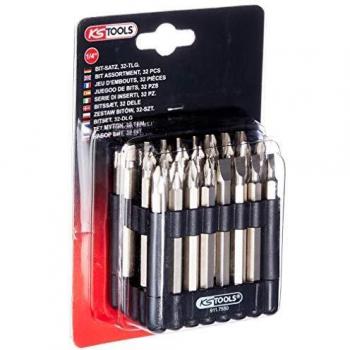 KS Tools 911.7550 1/4 Juego de puntas, 75 mm, 32 pzs