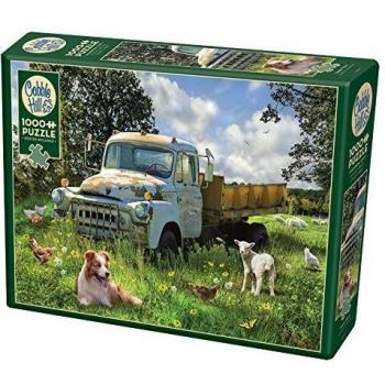 Cobble Hill 1000-Piece Sheep Field Puzzle by Greg Giordano