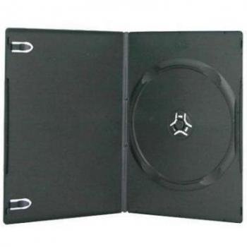 Pack de 25 cajas individuales para PC/DVD de 7mm - Negra
