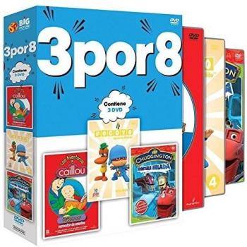 3 Por 8: Pocoyo+Caillou+Chuggington