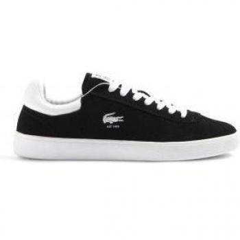 Zapatillas Lacoste Baseshot de Piel para Hombre en color Negro