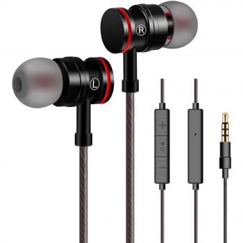 Auriculares In-Ear con micrófono, Auriculares VddSmm In-Ear Auriculares, estéreo con Aislamiento de Ruido para, Samsung, y Todos los Dispositivo de Interfaz de 3,5mm