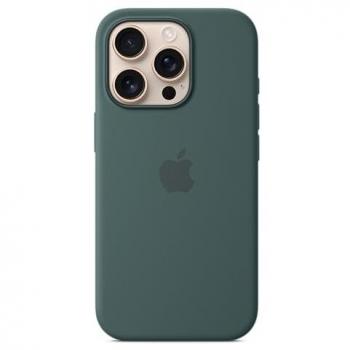 Funda de Silicona con MagSafe para iPhone 16 Pro - Verde Lago