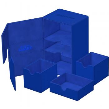 Ultimate Guard Twin Flip'n'Tray 160+ XenoSkin Monocolor Azul
