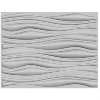 Panel Mural 3D Ondia para Pintar - Pack de 3m² - Lote de 6 Piezas