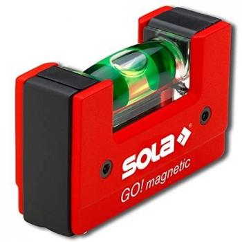 SOLA GOMAGNETIC - Nivel de burbuja compacto GO! Magnetic