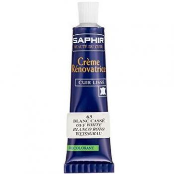 Crema Renovadora de Cuero Saphir 25ml Blanco Roto