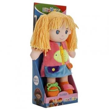Muñeca de Trapo Activity 38 cm con características surtidas, incluye diferentes diseños y colores, fabricada en materiales suaves y seguros para niños, ideal para el desarrollo sensorial y la estimulación del juego imaginativo