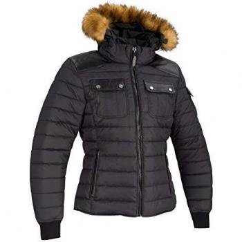 BERING Chaqueta moto LADY AMBER Negro, Negro, 40