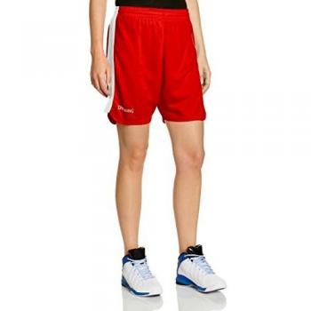 Spalding 4her II Shorts De Equipaciones, Mujer, Rojo/Blanco, XL