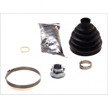 Kit de fuelles para eje de transmisión SPIDAN 20988, incluye fuelles de goma, abrazaderas, y es compatible con vehículos específicos para la protección del eje de transmisión