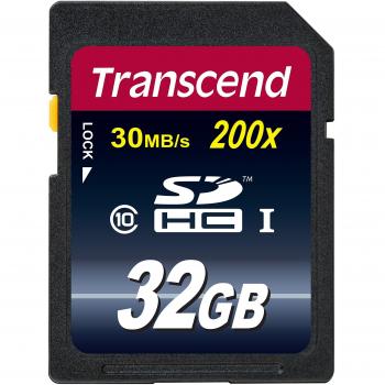 Transcend 32 GB Premium SDHC Memory Card, FFP