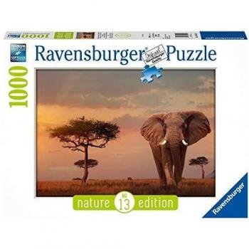 Ravensburger 1000 Piece Puzzle - Elephants of Masai Mara National Park