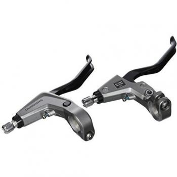 SHIMANO Par de manetas de freno BL-T4000, color plateado, talla única