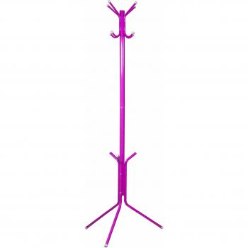 duehome Perchero de Pie, Perchero para Recibidor, Habitacion o Dormitorio, Modelo Rubino, Acabado en Color Rosa, Medidas: 61 cm