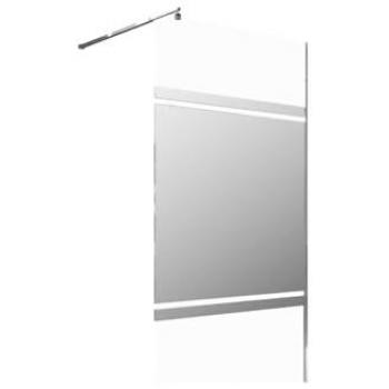 Mampara de ducha italiana con efecto espejo 120 x 200 cm - ZENADO