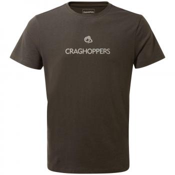 Craghoppers Calvino Short Sleeved Camiseta, Hombre, Black Pepper Brand, XX-Large