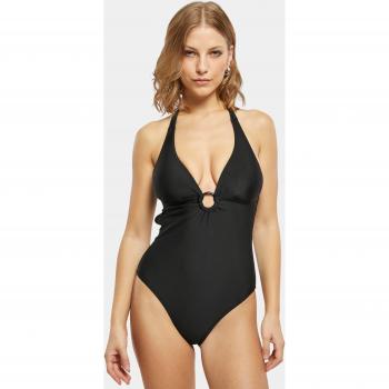 Bañador de Mujer Urban Classics - Halter Recycled Negro - Tallas XS a M