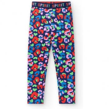 Legging de niña largo estampado con cintura elástica Tuc Tuc Rocking The Jungle