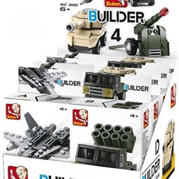 Sluban Builder-8 Piezas En una Pantalla, Multicolor M38-B0596