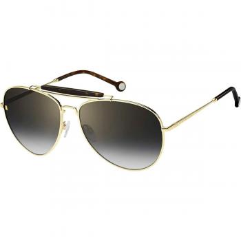 Tommy Hilfiger Women's Mirrored Aviator Sunglasses with Gradient Lenses - Yellow, One Size