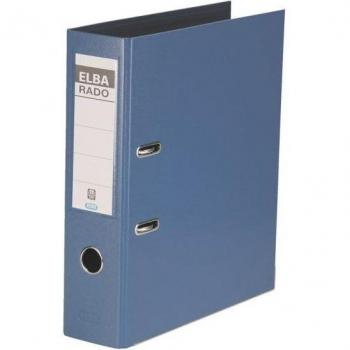 Archivador de Palanca Elba Cartón Forrado Din A4 Azul Lomo de 80 mm Rado Plast 22820-100022626