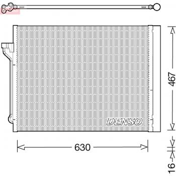 Condensador de Aire Acondicionado DENSO DCN05029