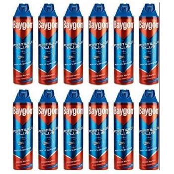 Baygon Plus Insecticide Spray for Flies and Mosquitoes - 400 ml