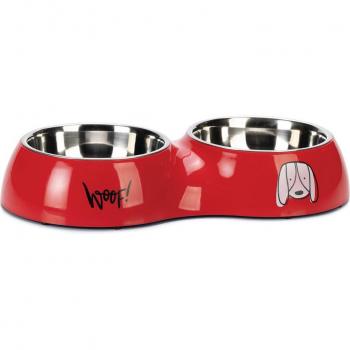 Comedero doble Karlie Diner Set Jairo para perros - 2 x 750 ml