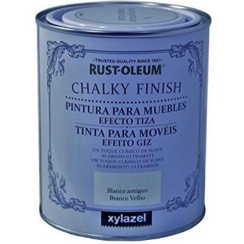 Rust-Oleum Bruguer Chalky Finish pintura para muebles Blanco Antiguo 750ml